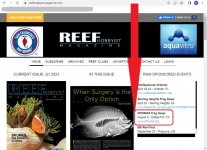 Reef Hobbyist Magazine featuring DFWMAS Aug 5 2023 Frag Swap.jpg